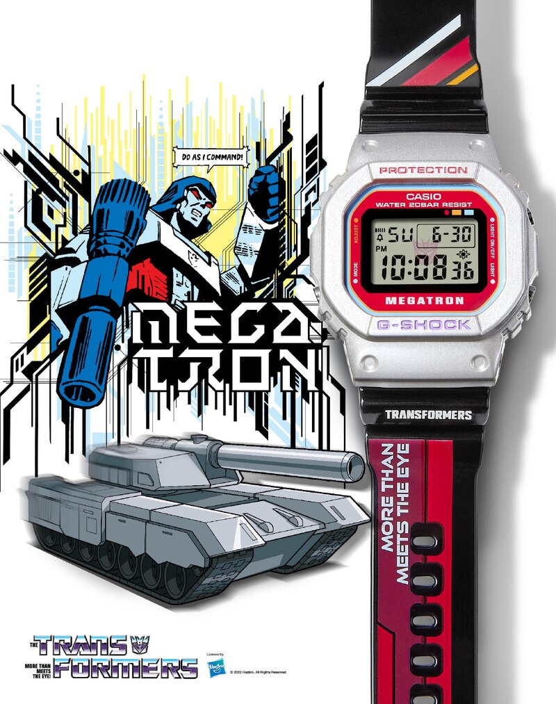 Casio G-Shock Transformers Back to the 80s Watches Official Images